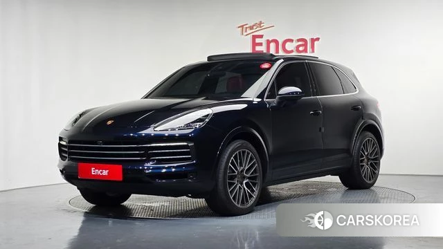 Porsche Cayenne (PO536) 2021 Синий из Кореи, фото 2