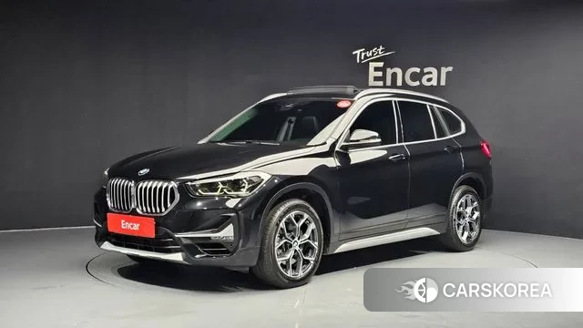 BMW X1 (F48) 2021 Черный из Кореи