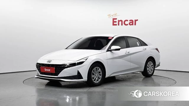 Hyundai Avante (CN7) 2022 Белый из Кореи