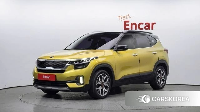 Kia Seltos 2019 Желтый из Кореи