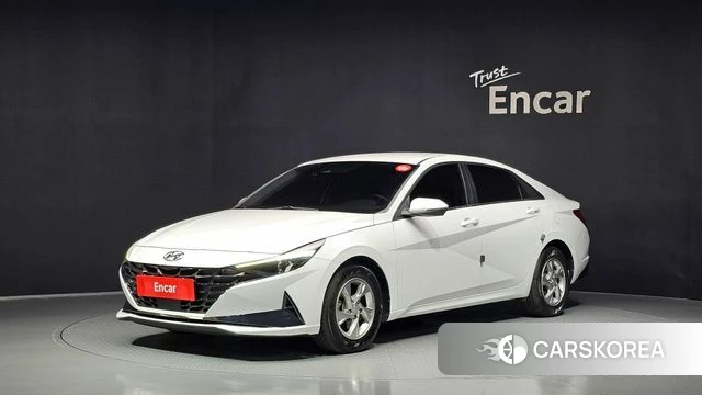 Hyundai Avante (CN7) 2020 Белый из Кореи