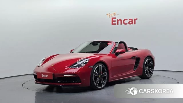 Porsche 718 Boxster 2020 Красный из Кореи