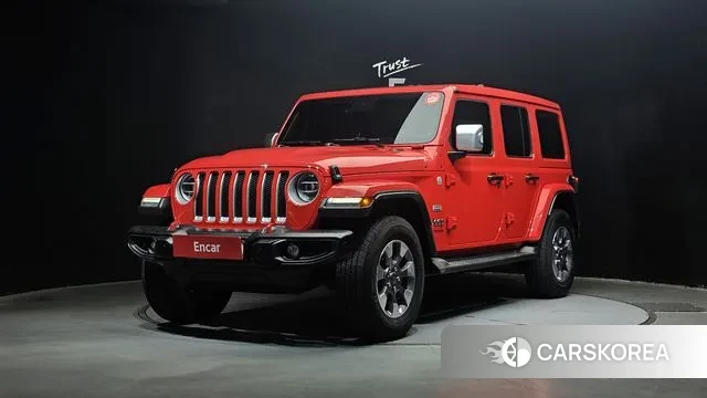 Jeep Wrangler (JL) 2021 Красный из Кореи