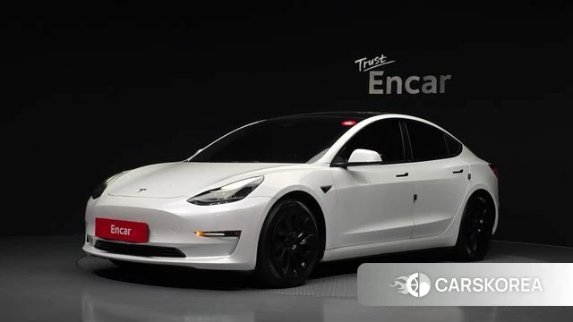 Tesla Model 3 2022 Белый из Кореи