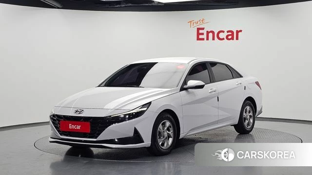 Hyundai Avante (CN7) 2020 Белый из Кореи