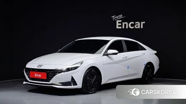 Hyundai Avante (CN7) 2022 Белый из Кореи