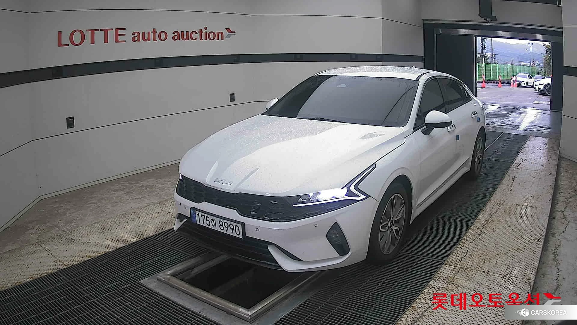Kia K5 Hybrid 2023 Snow White Pearl из Кореи