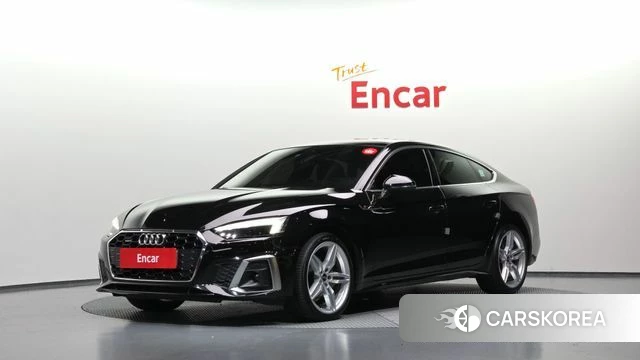 Audi A5 (F5) 2021 Черный из Кореи