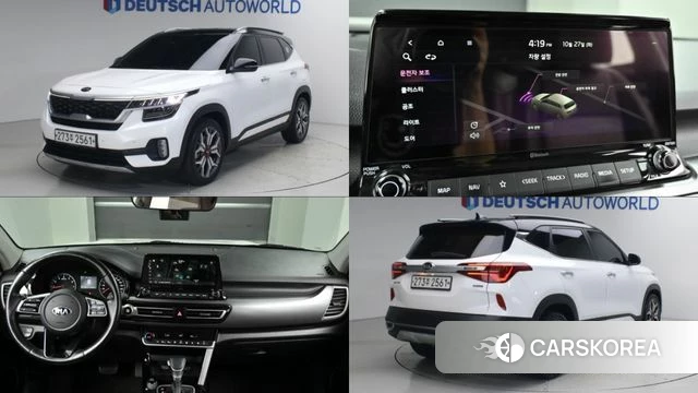 Kia Seltos 2020 Белый из Кореи