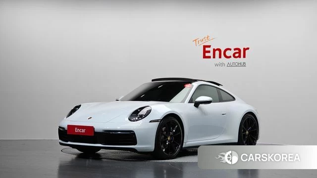 Porsche 911(992) 2020 Белый из Кореи