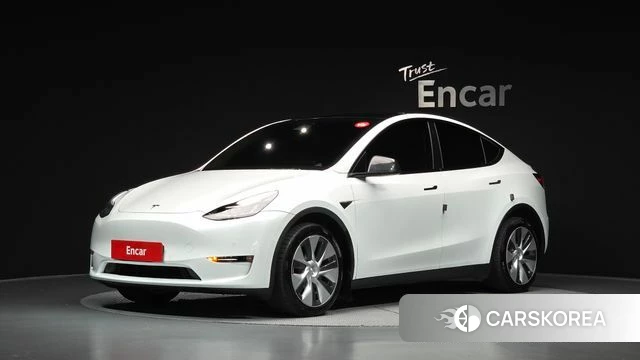 Tesla Model Y 2022 Белый из Кореи