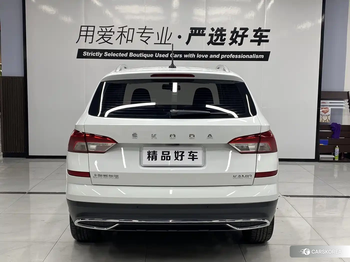 Skoda Kamiq 2023 Белый из Китая
