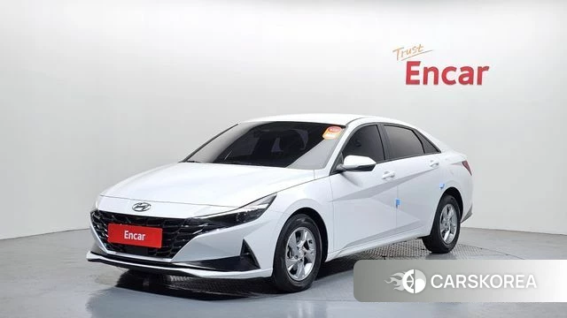 Hyundai Avante (CN7) 2020 Белый из Кореи