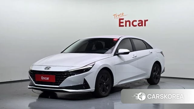 Hyundai Avante (CN7) 2022 Белый из Кореи