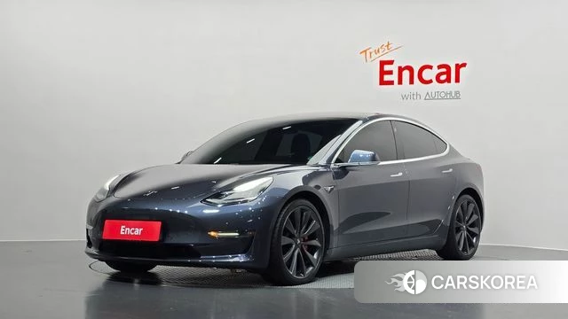 Tesla Model 3 2020 Серый из Кореи