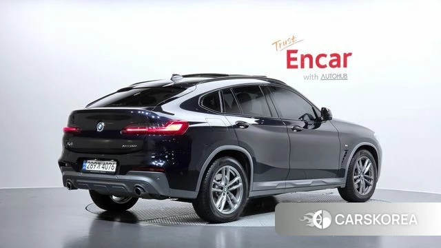 BMW X4 (G02) 2021 Черный из Кореи