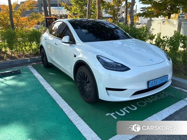 Tesla Model Y 2024 Белый из Кореи