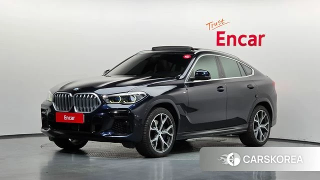 BMW X6 (G06) 2021 Черный из Кореи