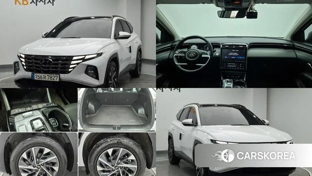 Hyundai Tucson (NX4) 2021 Белый из Кореи