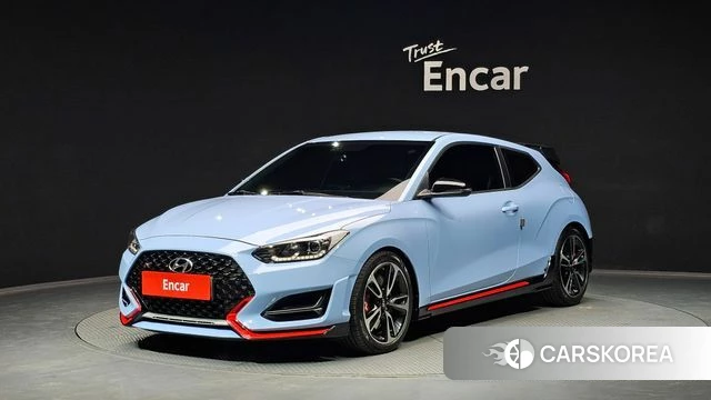 Hyundai Veloster (JS) 2019 Небесно-голубой из Кореи