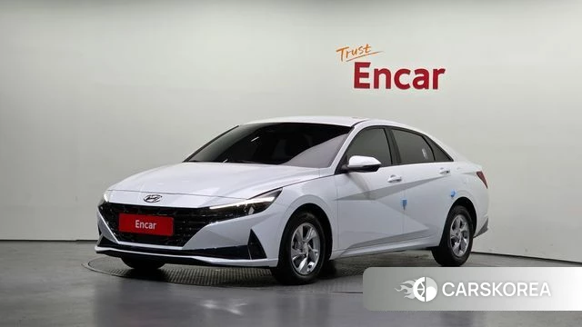 Hyundai Avante (CN7) 2021 Белый из Кореи