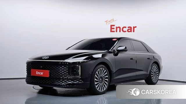 Hyundai Grandeur Hybrid (GN7) 2024 Черный из Кореи
