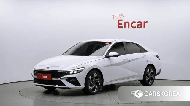 Hyundai The New Avante (CN7) 2025 Белый из Кореи