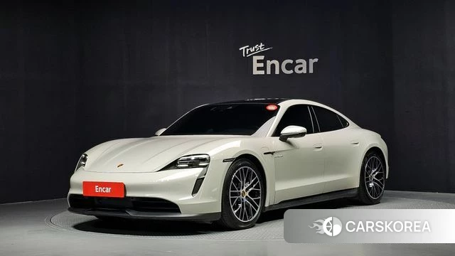 Porsche Taycan 2023 Серебристо-серый из Кореи