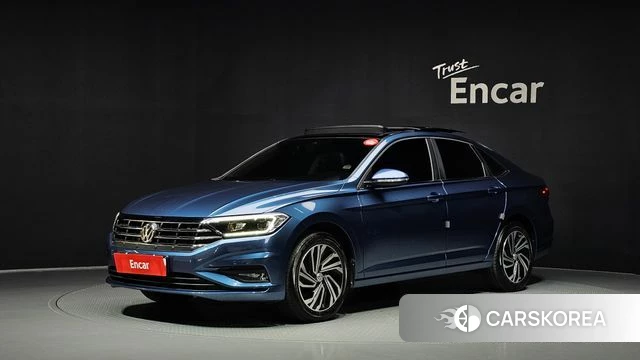 Volkswagen 7th Generation of Jetta 2021 Синий из Кореи