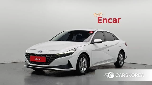 Hyundai Avante (CN7) 2020 Белый из Кореи
