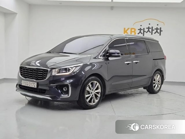 Kia The New Carnival 2019 Черный из Кореи