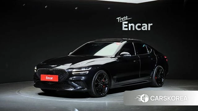 Genesis The New G70 2023 Черный из Кореи