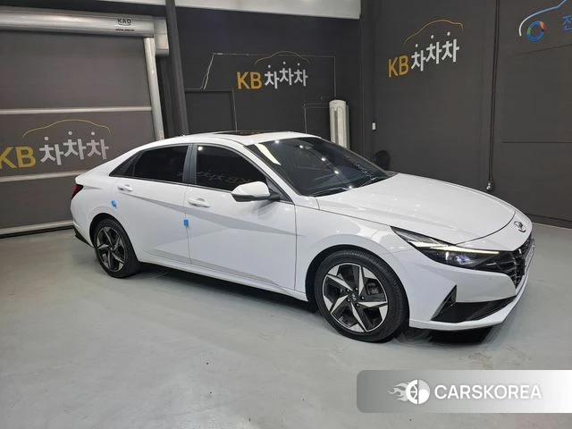 Hyundai Avante (CN7) 2020 Белый из Кореи