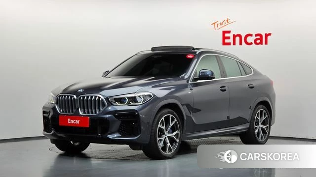 BMW X6 (G06) 2022 Серый из Кореи