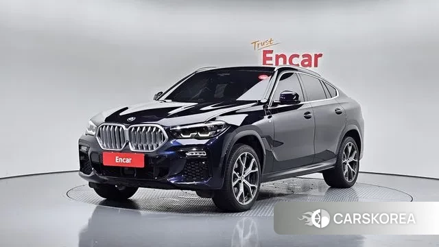 BMW X6 (G06) 2020 Черный из Кореи