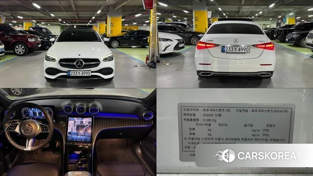 Mercedes-Benz C-Class W206 2022 Белый из Кореи