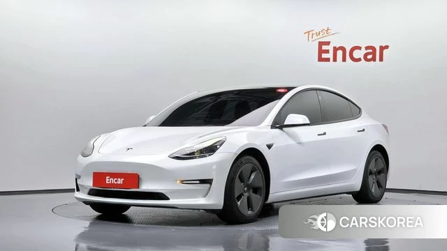 Tesla Model 3 2022 Белый из Кореи