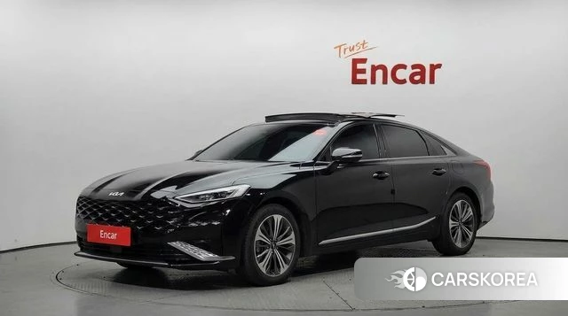 Kia K8 Hybrid 2023 Черный из Кореи
