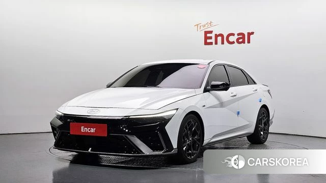 Hyundai The New Avante (CN7) 2025 Белый из Кореи