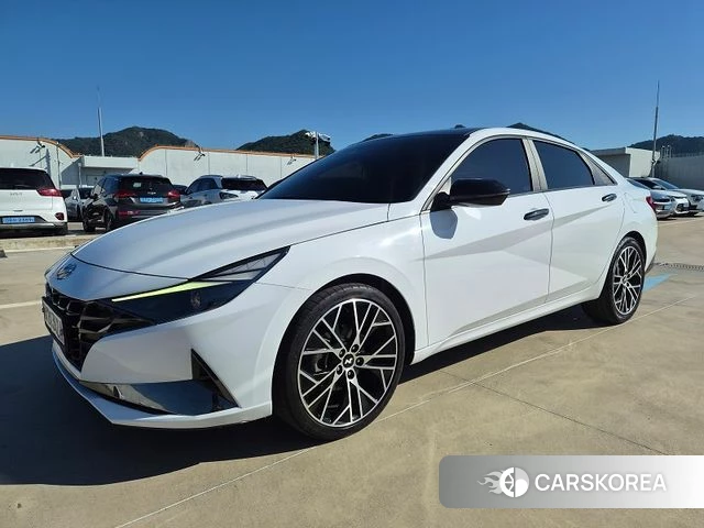 Hyundai Avante (CN7) 2020 Белый из Кореи