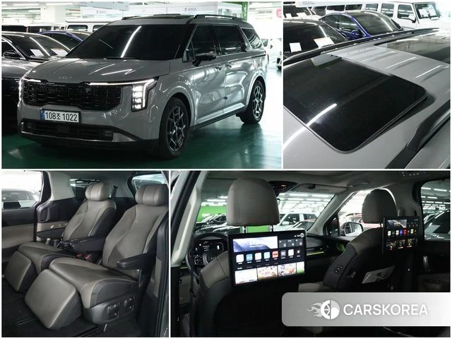 Kia The New Carnival 4th Generation 2024 Серебристо-серый из Кореи