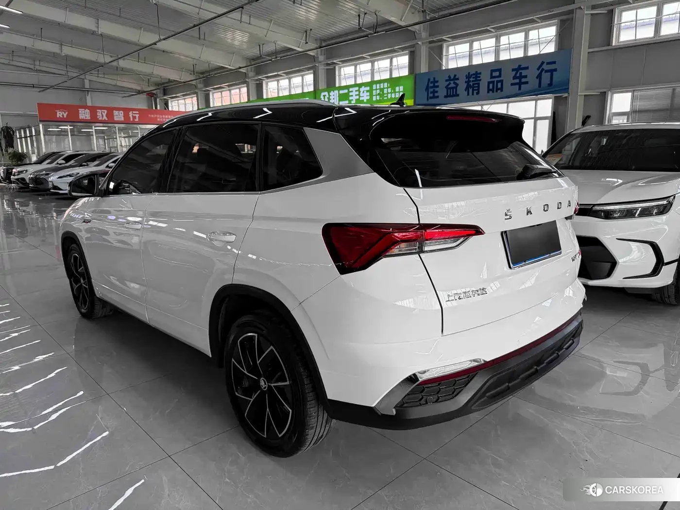 Skoda Kamiq 2023 Белый из Китая