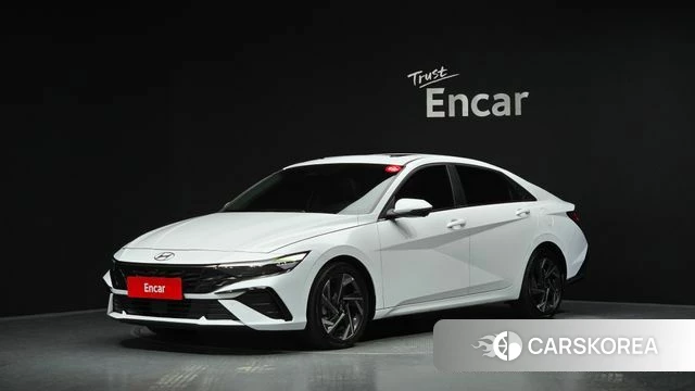 Hyundai The New Avante (CN7) 2023 Белый из Кореи