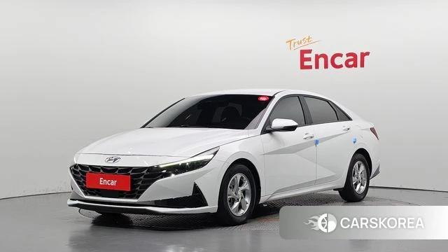 Hyundai Avante (CN7) 2022 Белый из Кореи