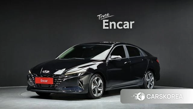Hyundai Avante (CN7) 2022 Черный из Кореи