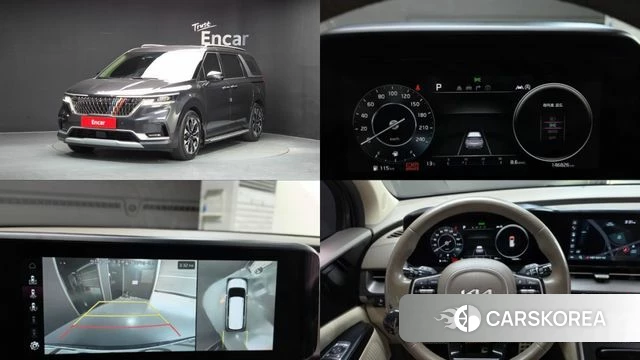 Kia Carnival 4th generation 2022 Серый из Кореи