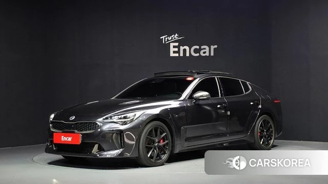 Kia Stinger 2018 Серый из Кореи