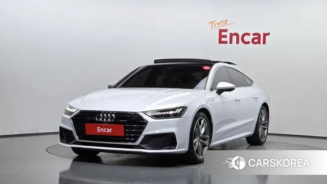 Audi A7 (4K) 2020 Белый из Кореи