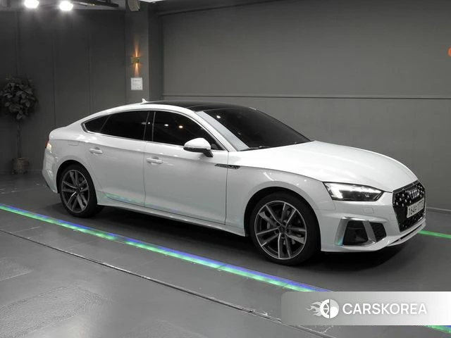 Audi A5 (F5) 2020 Белый из Кореи