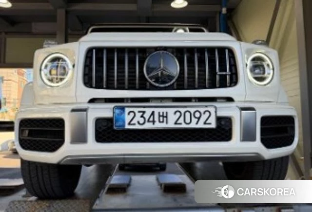 Mercedes-Benz G-Class W463b 2021 Белый из Кореи